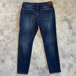 Flint and Tinder Jeans Mens 38x34 (Fit 38x32.5) Dark Wash Athletic Tapered Fit